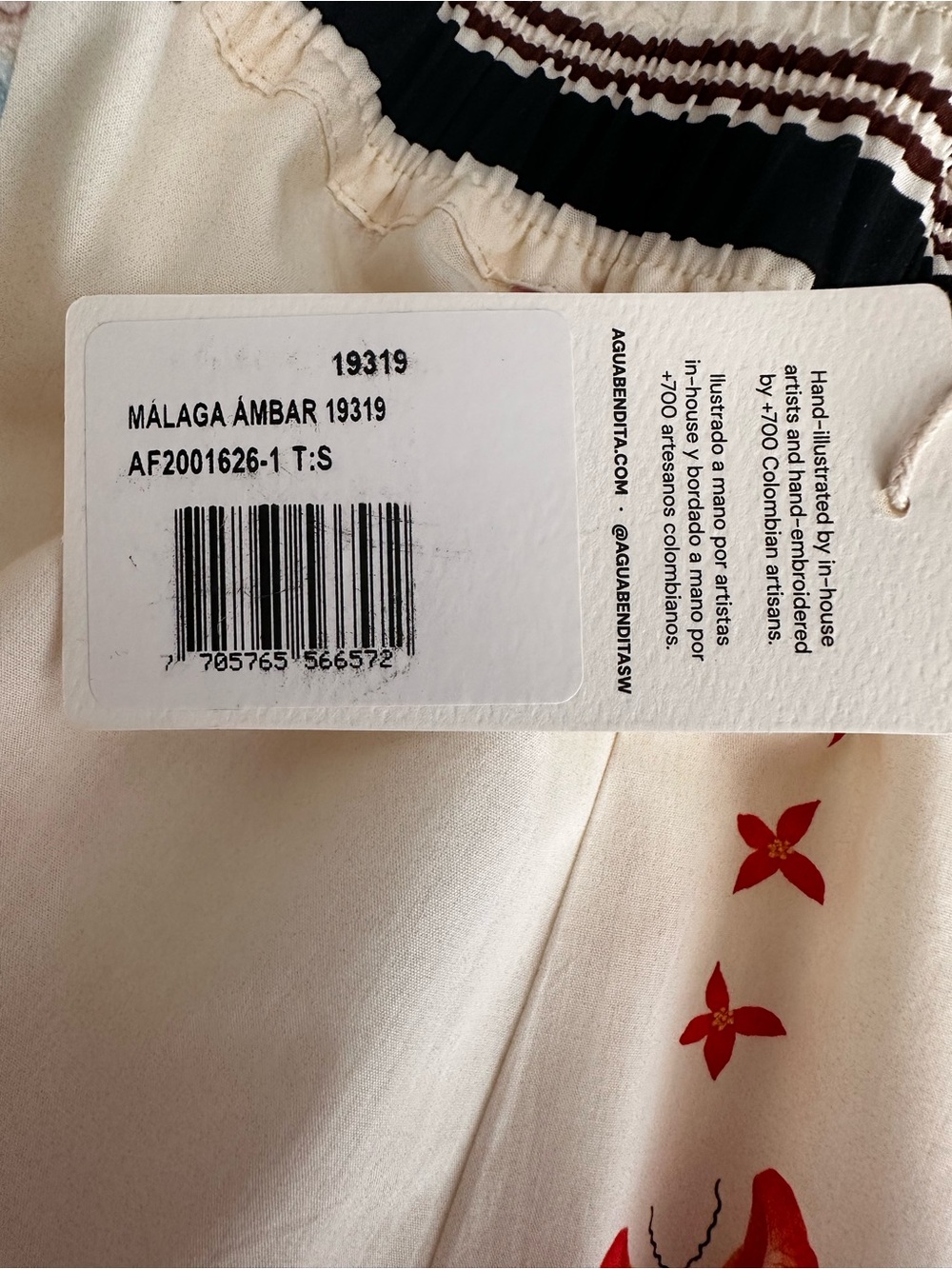 Agua Bendita Amber Malaga Shorts in Size S $165 NWT - Picture 10 of 10